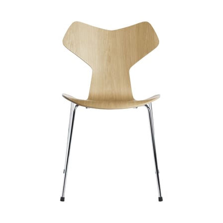 Chaise empilable Grand Prix bois naturel / Arne Jacobsen, 1957 - Fritz Hansen
