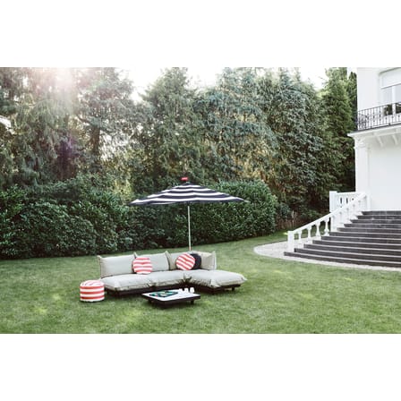 Chauffeuse d'angle Paletti Corner tissu gris - Fatboy
