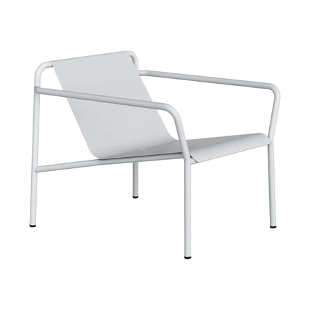 Fauteuil bas Panorama métal gris - TIPTOE