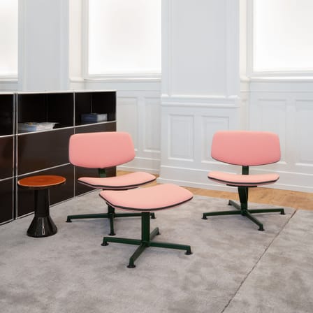 Fauteuil pivotant Arba / Tissu - Bouroullec, 2024 - raawii