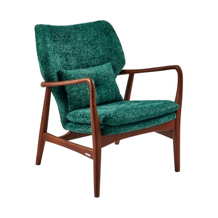 Fauteuil rembourré Peggy tissu vert - Pols Potten