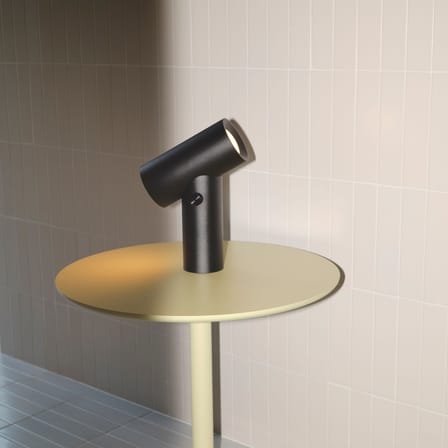 Lampada da esterno ricaricabile senza fili Beam metallo nero - Muuto