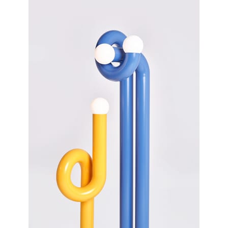 Lampadaire Petite Modulation métal jaune / H 120 cm - Axel Chay