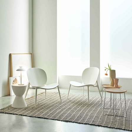 Lampe extérieur sans fil rechargeable Mini Geen-A OUTDOOR métal blanc / H 36 cm - Kartell
