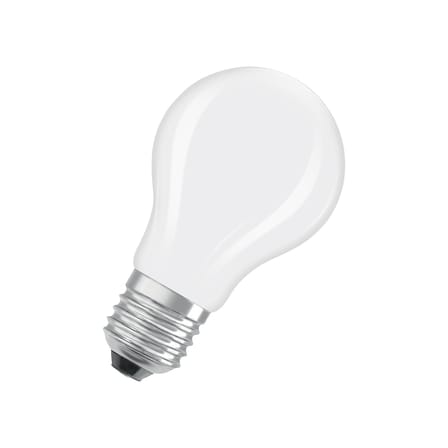 Classique A60 LED bulb E27 glass white Frosted / 3,4W (= 40W) - Warm white - Osram