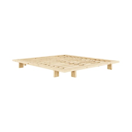 Lit double Japan bois naturel / Pour matelas 180 x 200 cm - KARUP