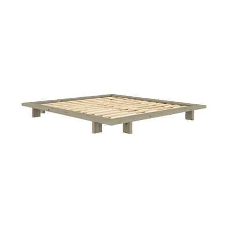 Lit double Japan bois vert / Pour matelas 180 x 200 cm - KARUP