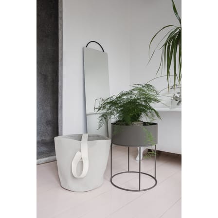 Miroir mural Adorn métal verre noir / L 45 x H 159 cm - Ferm Living