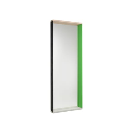 Miroir mural Colour Frame - Large bois vert / L 58 x H 140 cm - Vitra
