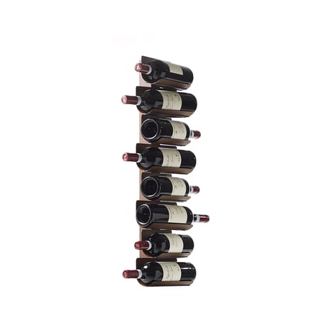 Porte-bouteilles mural Ptolomeo Vino métal marron / H 75 cm - Opinion Ciatti
