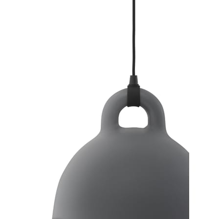 Sospensione Bell metallo grigio grande modello - Normann Copenhagen