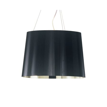 Suspension Gé Metallisé plastique noir or / Ø 37 cm - Matériau recyclé - Kartell