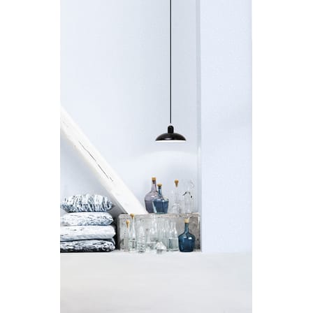 Suspension Kaiser Idell métal noir / Ø 28,5 cm - Réédition 1930 - Fritz Hansen