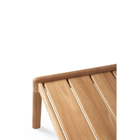 Table basse Jack Outdoor tissu bois naturel / 54 x 54 cm - Teck - Ethnicraft