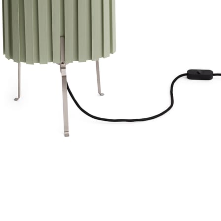 Canelé Table lamp textile green - Hay