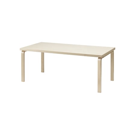 Table rectangulaire Aalato 83 bois naturel / 182 x 91 cm - Alvar Aalto, 1933 - ARTEK