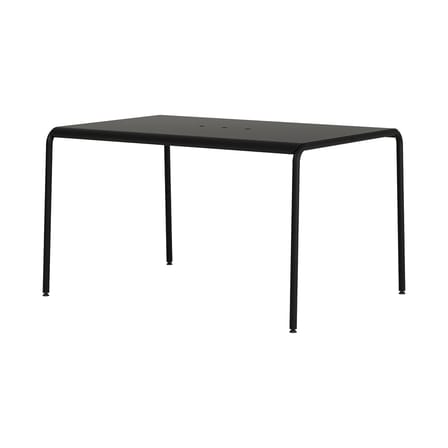 Table rectangulaire Panorama métal noir / 130 x 90 cm - 4 à 6 personnes - TIPTOE