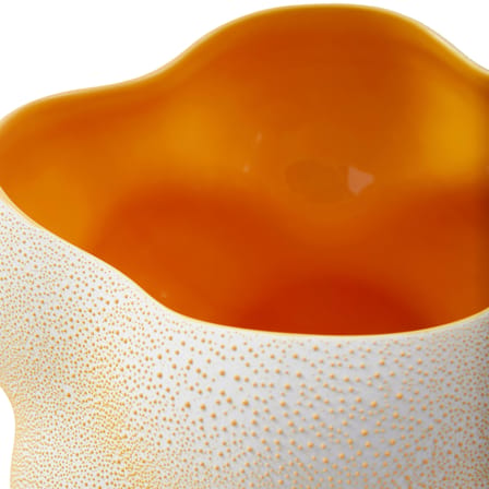 Vase Grape Small céramique orange / Ø 24,5 x H 30 cm - Pols Potten