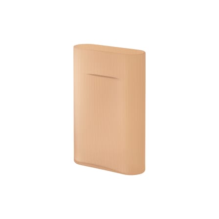 Vase Ridge verre orange / L 23 x H 35 cm - Muuto