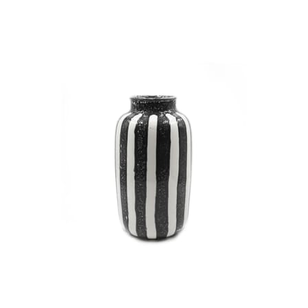 Riviera Large Vase ceramic black / H 36 cm - Maison Sarah Lavoine