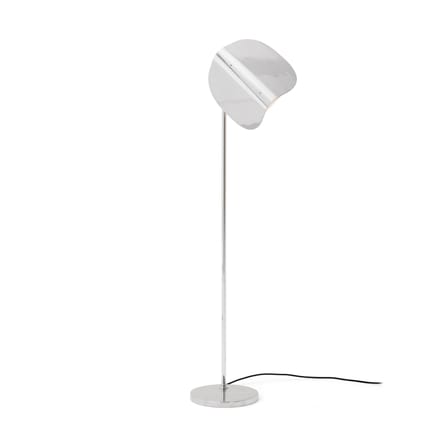 Lampada a stelo Wing metallo argento / Orientabile - Audo Copenhagen
