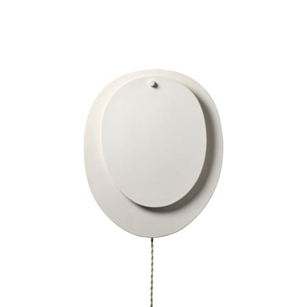 Applique avec prise Nebula 03 céramique blanc / L 37 x H 44 cm - Serax