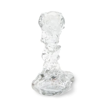 Bougeoir Drip Glass Small verre transparent / H 14 cm - Pols Potten