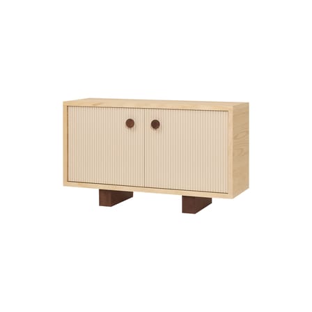Buffet Heju X Nobodinoz bois naturel / L 120 x H 70 cm - NOBODINOZ