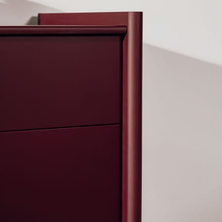 Buffet Rali bois rouge / L 160 x H 91 cm - NOO.MA