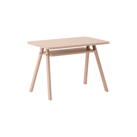 Bureau enfant Growing Green bois rose / 70 x 45 x H 50 cm - NOBODINOZ