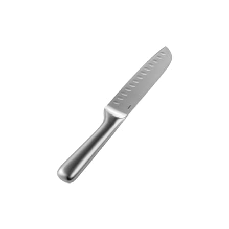 Couteau Santoku Mami métal / Petit - L 26 cm - Alessi