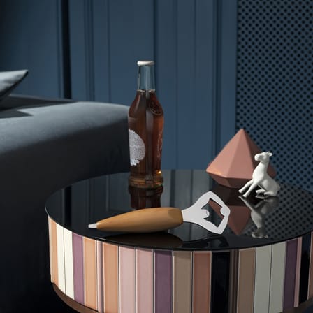 Décapsuleur Ercolino bois naturel / Alessi 100 Values Collection - Alessi