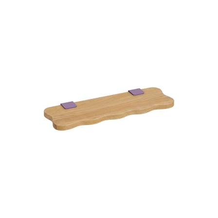 Etagère murale Bracket Vague by Uchronia / L 60 cm - Chêne massif - TIPTOE