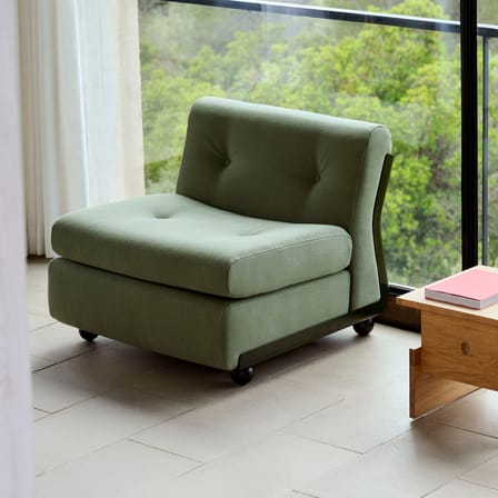 Fauteuil rembourré Amanta / Réédition 1966, Mario Bellini - Hay