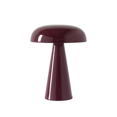 Lampe sans fil rechargeable Como SC53 LED métal rouge / H 21 cm - &tradition