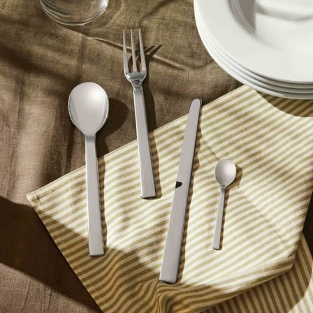 Ménagère Santiago métal / Coffret 24 couverts - Alessi