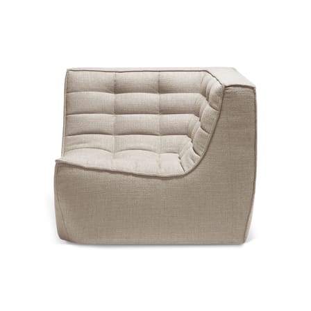 N701 Lounge Chair UK Version textile beige / UK Version - 90° square corner Unit - Ethnicraft