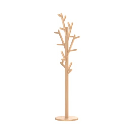 Portemanteau sur pied Ambroise bois naturel / H 180 cm - Hartô