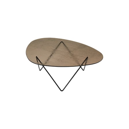 Table basse Pedrera verre texturé / 106 x 86 cm - Réédition 1955 - Gubi