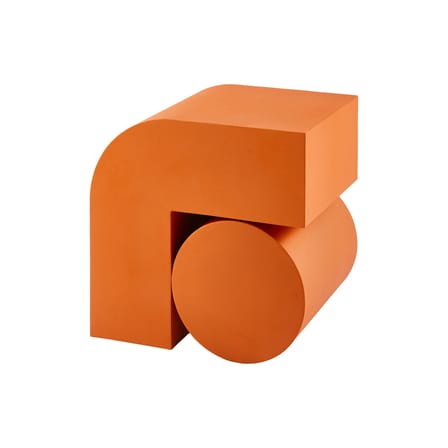 Table d'appoint Kombo métal orange - Pols Potten