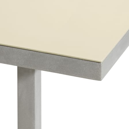 Table rectangulaire Alu table métal beige / 240 x 85 cm - (indoor/outdoor) - valerie objects