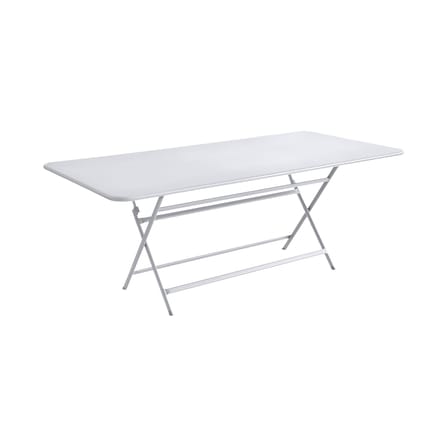 Table pliante Caractère métal blanc / 90 x 190 cm - 8 à 10 personnes - Fermob