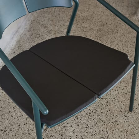 Accessoire  tissu noir / Coussin assise pour fauteuil bas Novo - OUTDOOR - AYTM