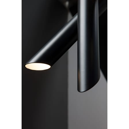 Applique Tubes 2 métal noir / LED - Orientable - Nemo