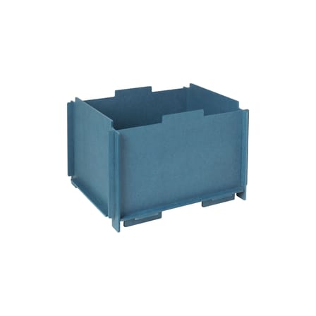 Boîte empilable Stacie bois bleu / 44 x 34 x H 28 cm - MDF - BROSTE COPENHAGEN