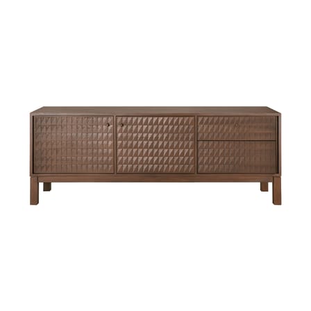 Buffet Sono bois marron / L 160 x H 60 cm - Sculpté main - Ethnicraft