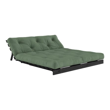 Canapé convertible Roots / L 160 cm - 3 positions / Structure noire - KARUP DESIGN