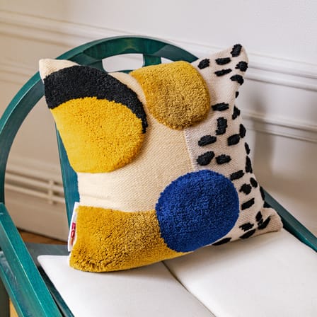 Coussin Housewarming Party / 45 x 45 cm - Laine tissée main - COLORTHERAPIS