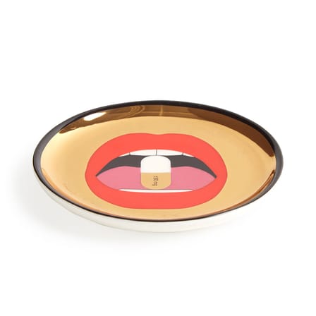 Set de 4 dessous de verre Full Dose céramique / Porcelaine - Jonathan Adler