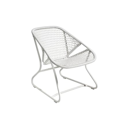 Fauteuil bas Sixties / Assise souple plastique tressé - Fermob